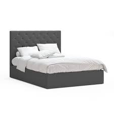 Maybe you would like to learn more about one of these? Fenwick Fabric Diamond Tufted Gas Lift Storage Bed Frame In King Queen Double Size Grey Charcoal Beige Buy King Size Bed Frame 1170358