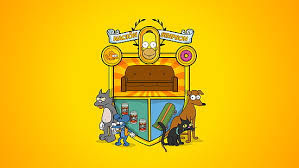 The itchy & scratchy show. Hd Wallpaper The Itchy And Scratchy Show Illustration The Simpsons The Itchy Scratchy Show Wallpaper Flare
