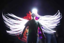 20 Amazing Painting With Light Photos Light Painting Angel Wings Painting Painting