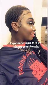 Express Wig Braids: Cornrow Lemonade-Jane. Braid Wigs