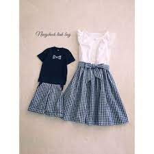 おそろいで着たら楽しいね ママと子どもの簡単手作りワンピース キナリノ