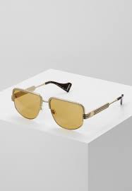 #gucci aktion gucci designer sonnenbrille unisex sale bei mybestbrandsde: Gucci Sonnenbrille Gold Coloured Yellow Goldfarben Zalando De