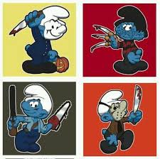 Horror Smurfs Horror Icons Horror Movie Icons Funny Horror