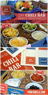 This is a perfect idea for the family or a large group of people. 29 Chili Bar Party Ideas Chili Bar Chili Bar Party Chili Party