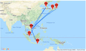 The air travel (bird fly) shortest distance between japan and singapore is 5,241 km= 3,257 miles. Cheap Full Service Flights From South Korea Japan To Singapore Or Bali From Only 257