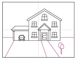 Get the tutorial at lowe's. Draw A House In The Suburbs Art Projects For Kids