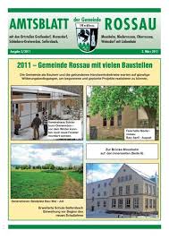 De bästa priserna för att spara dina pengar. Amtsblatt 3 2011 Gemeinde Rossau