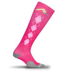 Proud Runner Marathon Temporary Pace Tattoos Argyle Running Clothes Compression Socks
