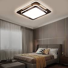 Find bedrooms flush mount lighting at lowe's today. Modern Minimalist Led Flush Mount Lighting Square Ceiling Light Bedroom Living Room