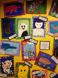Endangered Animal Art Follow For Free Too Neat Not Keep Literacy Tools Fun Teaching St Endangered Animals Project Endangered Species Art Animal Art Projects