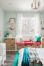 This channel is all about tackling any and every diy whether we're a pro or not. Kids Boho Inspired Bedroom Design With Upcycled Screen Headboard Deep Teal Wall Star Decals Ikea Win Kids Bedroom Makeover Bedroom Makeover Ikea Window Seat