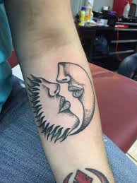 This design has a sun, black ink moon and a star. 125 Sun And Moon Tattoo Designs For Men Women Wild Tattoo Art