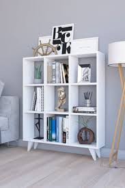 Platinreyon Platin Kup Kitaplik 9 Bolmeli Kare Kitaplik Raf Kutuphane Beyaz Trendyol