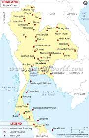 Travel Poster Design City Map Thailand