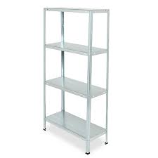 ♛ toutes nos étagères murales sont en inox 304 pour vous garantir robustesse et facilité d'entretien. Etagere Metal 4 Tablettes L 70 X H 140 Xp 30 Cm Castorama