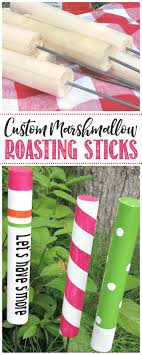 Roasting marshmallows has never been so cute! Diy Custom Marshmallow Roasting Sticks Clean And Scentsible