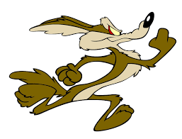 Wile E Coyote Running Right Vinyl Decal Sticker 5 Sizes Cartoon Drawings Art Sketches Doodles Rockabilly Art