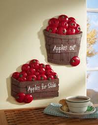 Apple Wall Decor Apple Kitchen Decor Red Kitchen Accessories Kitchen Decor Sets