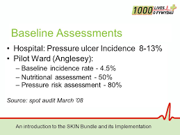 Baseline Assessments Hospital Pressure Ulcer Incidence 8 13