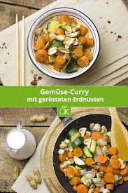 Gemuse Curry Mit Gerosteten Erdnussen Gesunde Rezepte Gemuse Curry Vegetarische Gerichte
