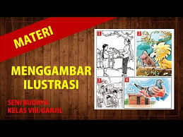 Report soal sbk kelas 8. Menggambar Ilustrasi Seni Budaya Kelas 8 Smp Mts Youtube