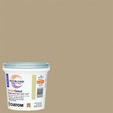 Grout is used as a filler for the joints between tiles once the tile you are installing has been set. Custom Building Products Polyblend 380 Haystack 1 Lb Sanded Grout Pbg3801 The Home Depot