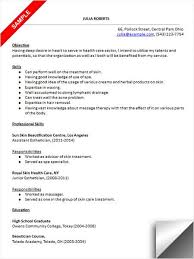 Esthetician Resume Sample Esthetician Resume Cover Letter For Resume Esthetician