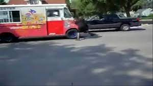 Jay Walking Dancing Man Hit By Ice Cream Truck - YouTube