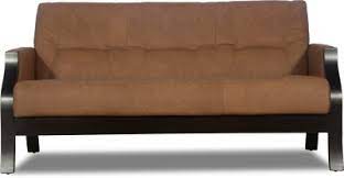Pick a modern wooden sofa set for your spacious living room. Buy Godrej Interio Milos Leatherette 2 Seater Sofa Finish Color Brown On Flipkart Paisawapas Com