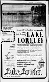 Lake lorelei has many wonderful facilities. The Cincinnati Enquirer From Cincinnati Ohio On April 18 1969 Page 63