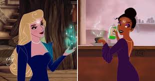 What is your favorite disney character? Artist Transforms Classic Disney Princess Into Badass Witches It S The Ultimate Glow Up Cafemom Com