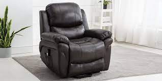 You will be looked after. Richmond Dual Motor Rise Recliner Leather Chair In Brown