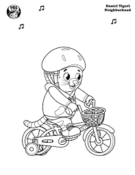 Daniel tiger is the main character in an animated show called daniel tiger's neighborhood broadcasted by pbs. Daniel Tiger S Neighborhood Coloring Pages Print A4