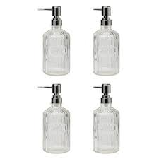 The built in sink soap dispenser is made. Amici Home Basin Glass Soap Pump Clear 16oz Set Of 4 Target