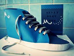 Jeweils 4 zahlenstrahle pro seite. Schuh Aus Papier Basteln Als Geschenkverpackung Geldgeschenk Kreativ Verpacken Nicest Things Gutschein Basteln Schuhe Basteln Mit Papier Geschenke Verpacken