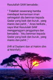 Qada Dan Qadar Allah Kata Kata Indah Iman Janggut