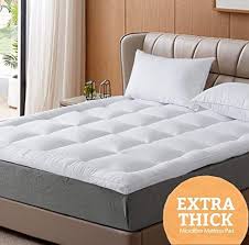 Naluka Mattress Topper Twin Size Down Alternative Featherbed Microfiber Mattress Pad 2 Inch Thick Mattress Cover Mattress Mattress Pad Mattress Covers