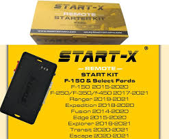 The drivers door power locks switch will lock all four doors but will not unlock them. Amazon Com Start X Kit De Inicio Remoto Para F 150 2015 2020 F 250 17 21 Ranger 19 21 Expedition 18 20 Edge 15 20 Fusion 14 20 Explorer 16 21 Transit 20 21 Escape 20 21 Sin Bloqueo De Honro