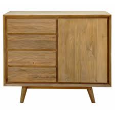 Introduce to you the model of natural teak cabinets constructed by carpenter hoang thinh, the company has the strength in the construction of natural wood. Chicteak Recycled Teak Wood Retro Chest With 1 Door 4 Drawers Wayfair