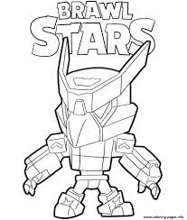 The brawl stars championship has started! Mecha Crow Brawl Stars Game Coloring Pages Printable