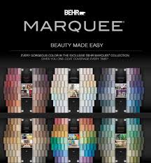 Behr Marquee Interior One Coat Color Collection Behr