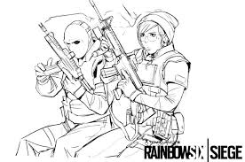 All kids are little artists who like to paint everything bright and colorful. Rainbow Six Siege Coloring Pages Print For Free Wonder Day Coloring Pages For Children And Adults