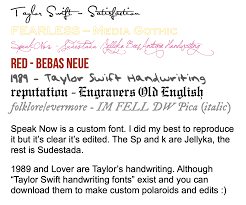 Normal, narrow, condensed and compressed, each with 8 styles ranging from thin. Taylor Swift Fontbook Taylorswift