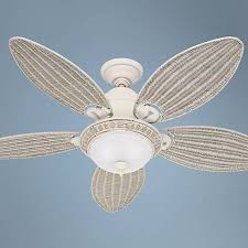 54 Hunter Caribbean Breeze White Ceiling Fan 75134 Lamps Plus White Ceiling Fan Hugger Ceiling Fan Ceiling Fan