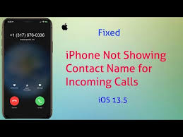Iphone Not Showing Contact Name For Incoming Calls In Ios 13 5 1 14 Fixed Youtube