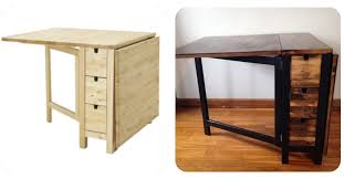 Ikea Norden Gateleg Table Goes Dark Ikea Hackers Norden Gateleg Table Ikea Ps Table Ikea