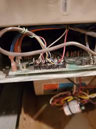 Heating and cooling system power wire. Why Is Thermostat Y Wire Connected To C Terminal On Furnace Home Improvement Stack Exchange