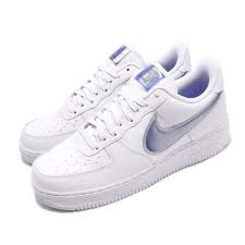 nike 耐吉 休閒鞋air force 1 07 lv8 男鞋經典af1 金屬感logo 球鞋穿搭白藍 ao2441 101 momo購物網 nike air force mens shoes casual sneakers nike