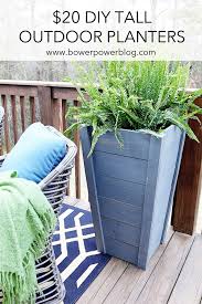 Tierra verde sonata 6 in. How To Build Your Own Tall Outdoor Planter Boxes Bower Power