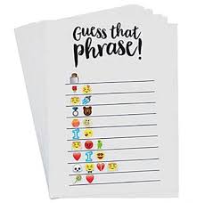 Emoji Guess The Phrase Bachelorette Game The House Of Bachelorette Bachelorette Games Bachelorette Party Planning Bachelorette Party Games